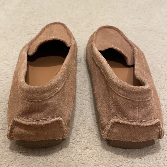 Coach 7 1/2 Camel Suede Moccasins - Picture 3 of 9